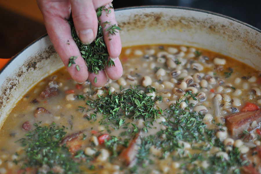 Tasty Kitchen Blog: New Year's Black-Eyed Peas, Slightly Updated. Guest post by Maggy Keet of Three Many Cooks, recipe from Three Many Cooks.