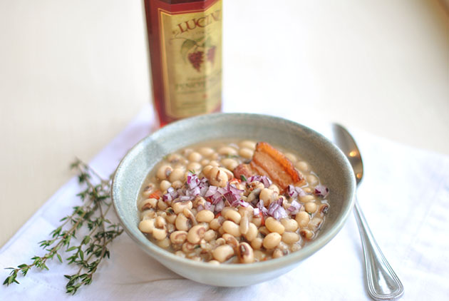 Tasty Kitchen Blog: New Year's Black-Eyed Peas, Slightly Updated. Guest post by Maggy Keet of Three Many Cooks, recipe from Three Many Cooks.