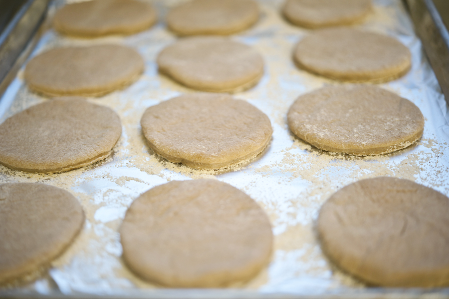 Tasty Kitchen Blog: Homemade English Muffins. Guest post by Georgia Pellegrini, recipe submitted by TK member Sarah Fowler.