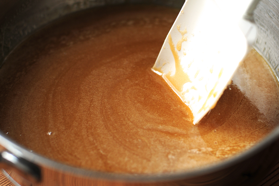 Tasty Kitchen Blog: Honey Caramel Sauce. Guest post by Amy Johnson of She Wears Many Hats, recipe submitted by TK member Sally Darling of My Homemade Life.