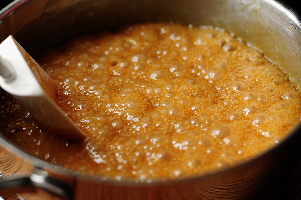 Tasty Kitchen Blog: Honey Caramel Sauce. Guest post by Amy Johnson of She Wears Many Hats, recipe submitted by TK member Sally Darling of My Homemade Life.