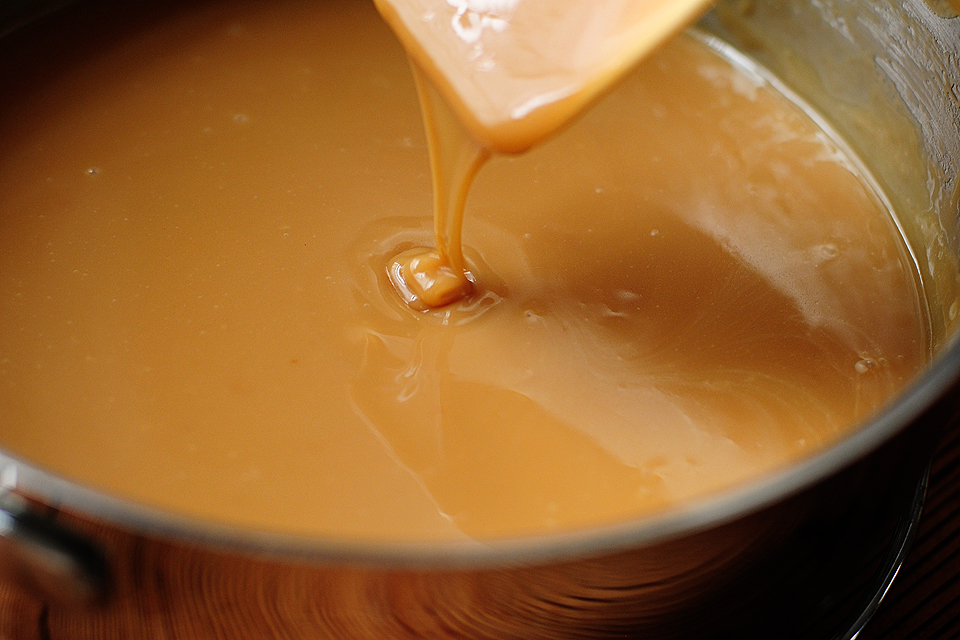 Tasty Kitchen Blog: Honey Caramel Sauce. Guest post by Amy Johnson of She Wears Many Hats, recipe submitted by TK member Sally Darling of My Homemade Life.