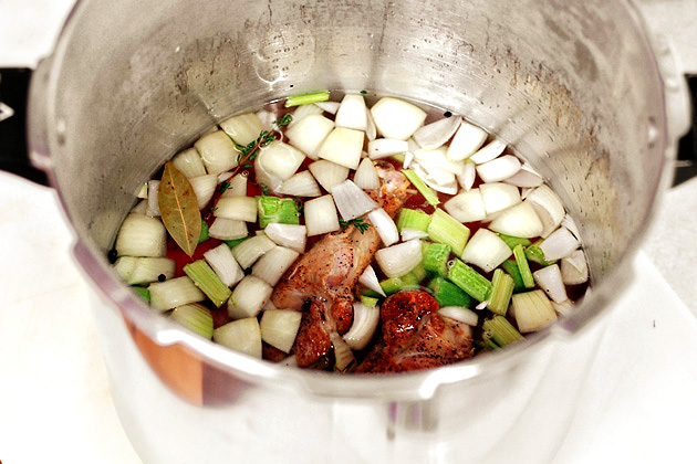 Tasty Kitchen Blog: Pressure Cooker Turkey Stock. Guest post and recipe from John Dawson of Patio Daddio BBQ.