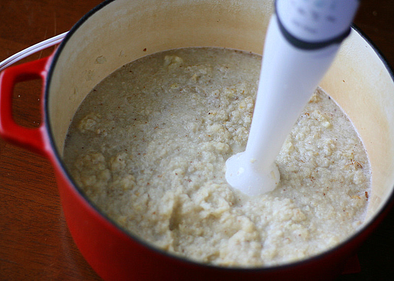 Tasty Kitchen Blog: Roasted Cauliflower Soup. Guest post by Natalie Perry of Perry's Plate, recipe submitted by TK member Hailey of Hail's Kitchen.