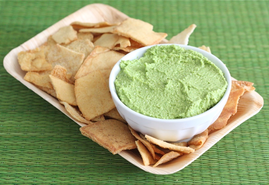 Tasty Kitchen Blog: Spinach Feta Hummus. Guest post by Maria Lichty of Two Peas and Their Pod, recipe submitted by TK member Gaby Dalkin of What's Gaby Cooking.