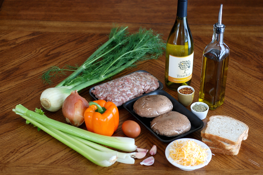 Tasty Kitchen Blog: Glorious Stuffed Portobello Mushrooms. Guest post by Erica Kastner of Cooking for Seven, recipe submitted by TK member Acher.