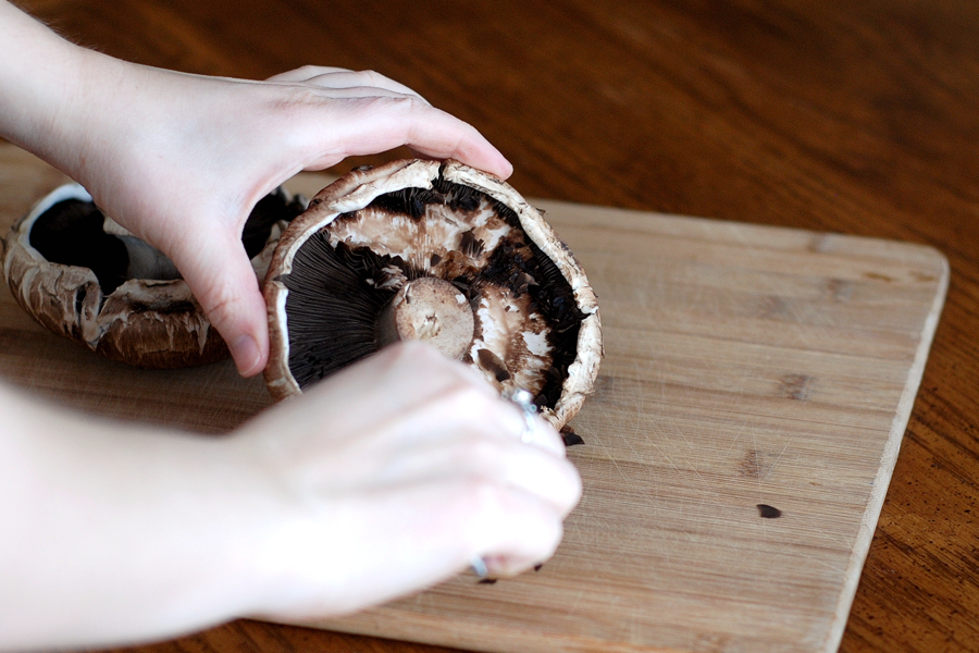 Tasty Kitchen Blog: Glorious Stuffed Portobello Mushrooms. Guest post by Erica Kastner of Cooking for Seven, recipe submitted by TK member Acher.