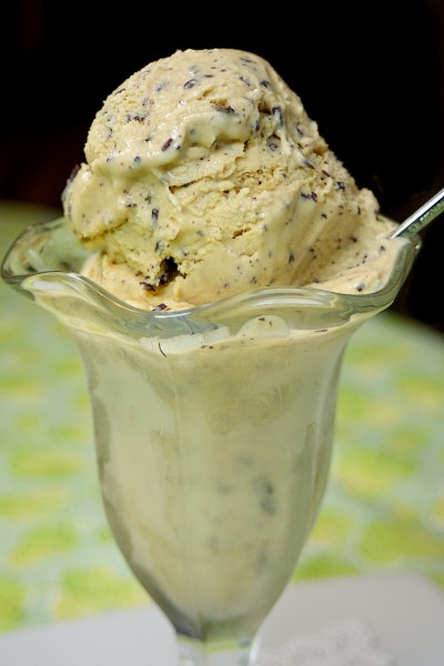 Tasty Kitchen Blog: Looks Delicious! Irish Cream in Desserts (Bailey's Ice Cream with Chocolate Shavings, submitted by TK member Gwen Pratesi of Bunky Cooks)