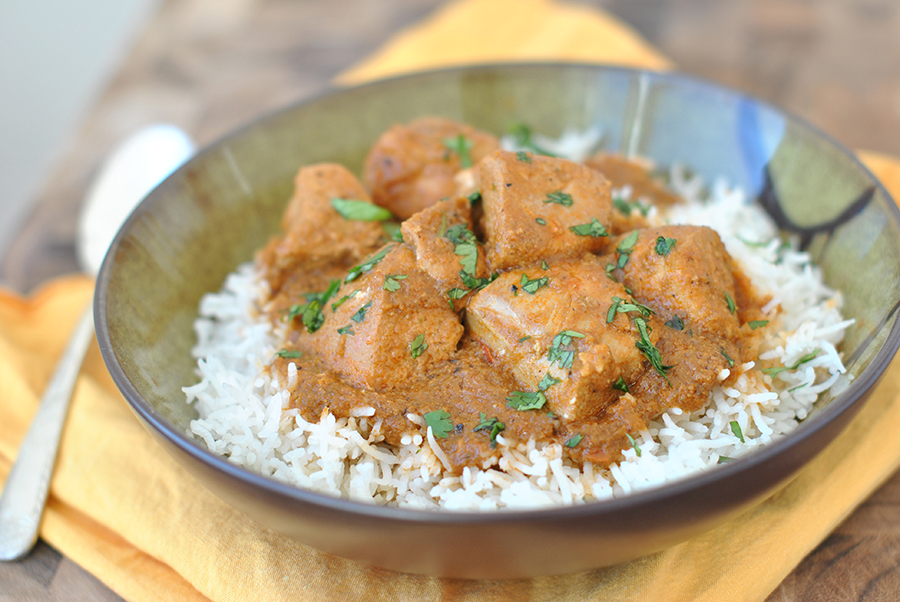 Tasty Kitchen Blog: Slow Cooker Coconut Chicken Curry. Guest post by Maggy Keet of Three Many Cooks, recipe submitted by TK member Ayalla of Salt and Paprika.