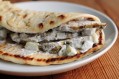 Tasty Kitchen Blog: Chicken Souvlaki Pita with Tzatziki. Guest post by Amy Johnson of She Wears Many Hats, recipe submitted by TK member Birdie (birdiesbrood).