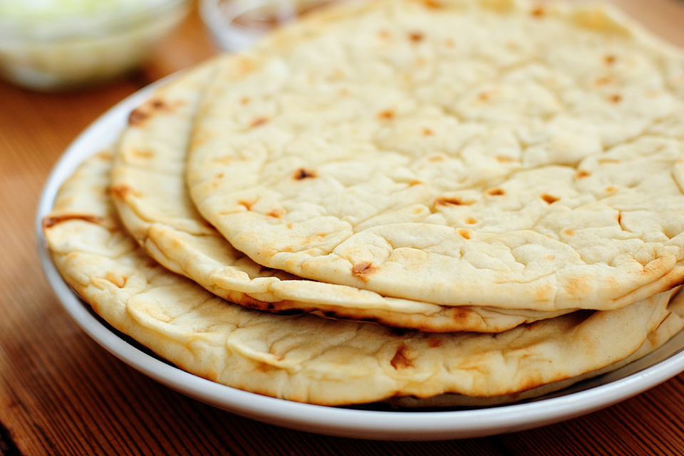 Tasty Kitchen Blog: Chicken Souvlaki Pita with Tzatziki. Guest post by Amy Johnson of She Wears Many Hats, recipe submitted by TK member Birdie (birdiesbrood).