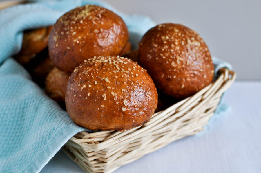 Tasty Kitchen Blog: Pretzel Rolls. Guest post by Jessica Merchant of How Sweet It Is, recipe submitted by TK member Erin Raatjes of The Misadventures of Myrtle Grace.