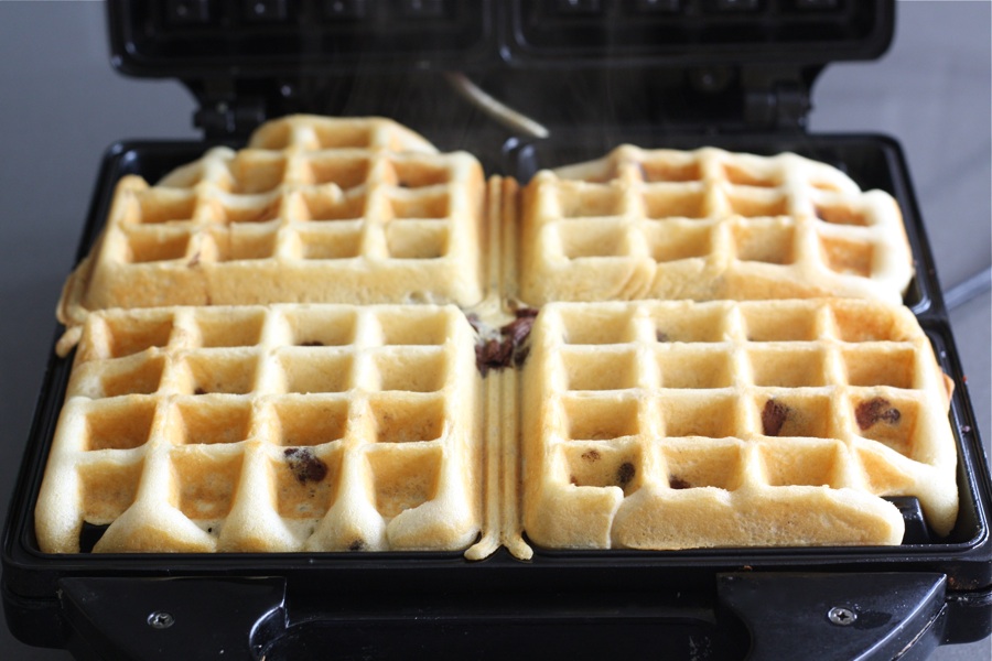 Tasty Kitchen Blog: Chocolate Chip Waffles. Guest post by Maria Lichty of Two Peas and Their Pod, recipe submitted by TK member Robyn Stone of Add A Pinch.