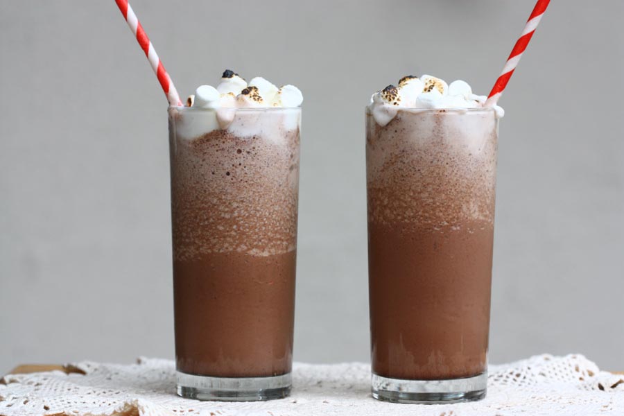 Tasty Kitchen Blog: Frozen Hot Chocolate. Guest post by Adrianna Adarme of A Cozy Kitchen, recipe submitted by TK member Cindi (wehearawho) of Mama Foodie.