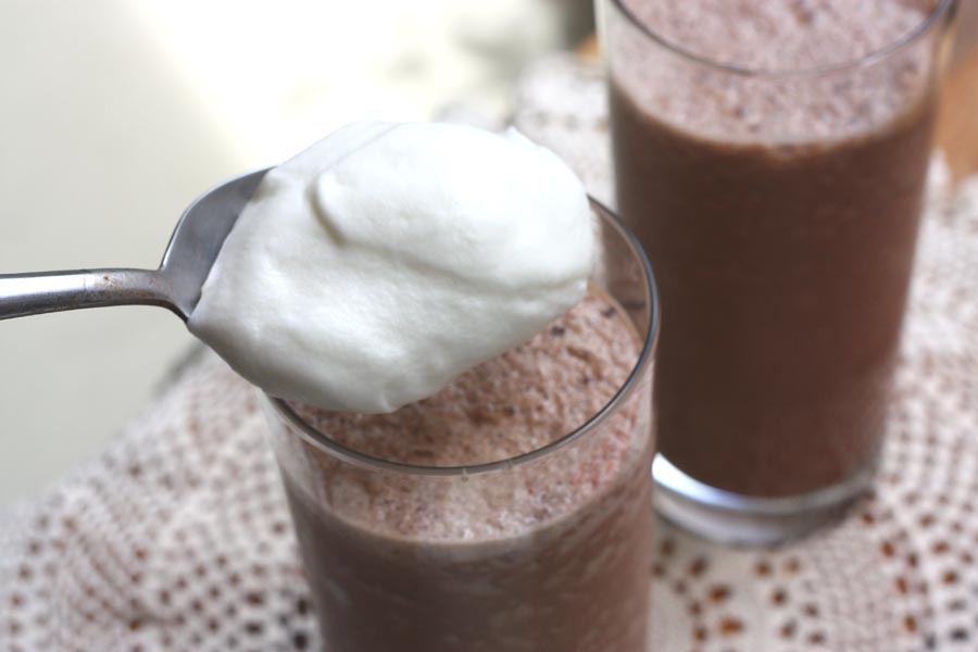 Tasty Kitchen Blog: Frozen Hot Chocolate. Guest post by Adrianna Adarme of A Cozy Kitchen, recipe submitted by TK member Cindi (wehearawho) of Mama Foodie.