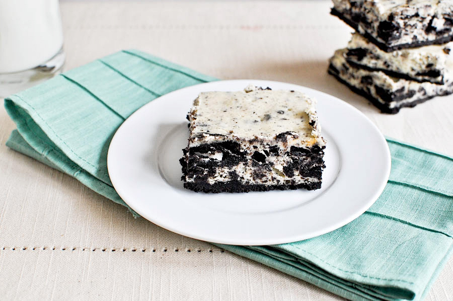 Tasty Kitchen Blog: Cookies and Cream Cheesecake Bars. Guest post by Jessica Merchant of How Sweet It Is, recipe submitted by TK member Lori Lange of Recipe Girl.