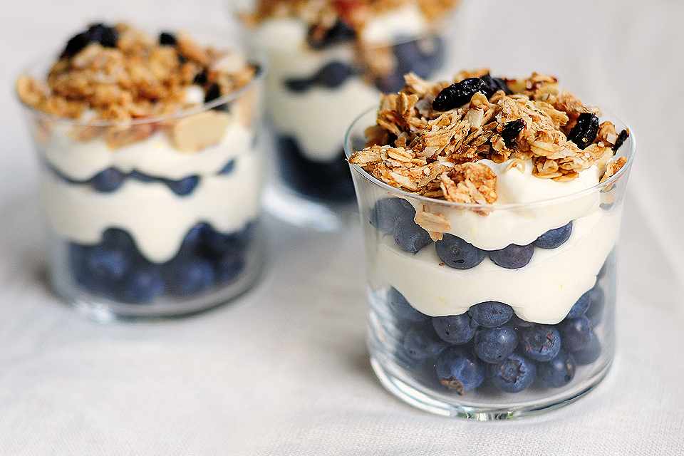 Tasty Kitchen Blog: Lemon Cream Granola Parfait. Guest post by Amy Johnson of She Wears Many Hats. Lemon Cream recipe submitted by TK member The Suzzzz of Nachista's Nest, Great Granola recipe from TK member Three Many Cooks.