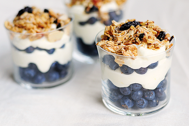 Tasty Kitchen Blog: Lemon Cream Granola Parfait. Guest post by Amy Johnson of She Wears Many Hats. Lemon Cream recipe submitted by TK member The Suzzzz of Nachista's Nest, Great Granola recipe from TK member Three Many Cooks.
