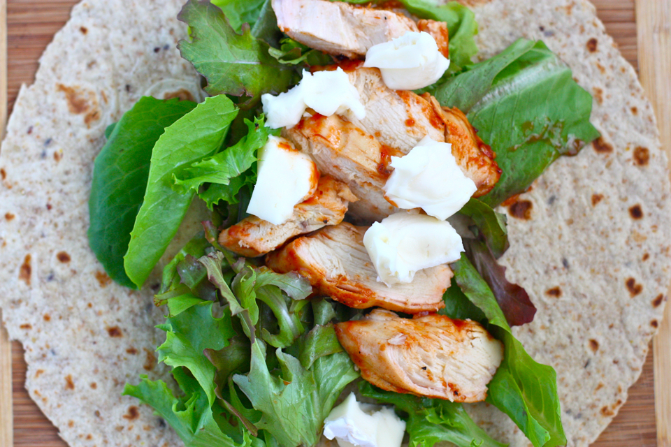 Tasty Kitchen Blog: BBQ Chicken, Brie and Plantain Wraps. Guest post by Jenna Weber of Eat, Live, Run; recipe submitted by TK member Tina of My Life as a Mrs.