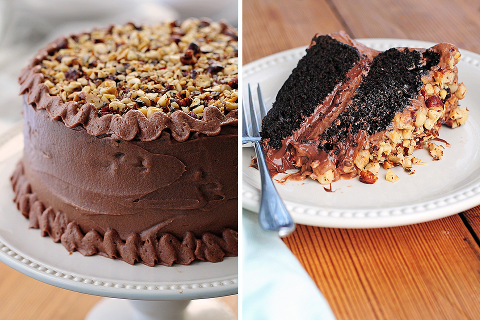 CHOCOLATE HAZELNUT CAKE - Bake with Shivesh