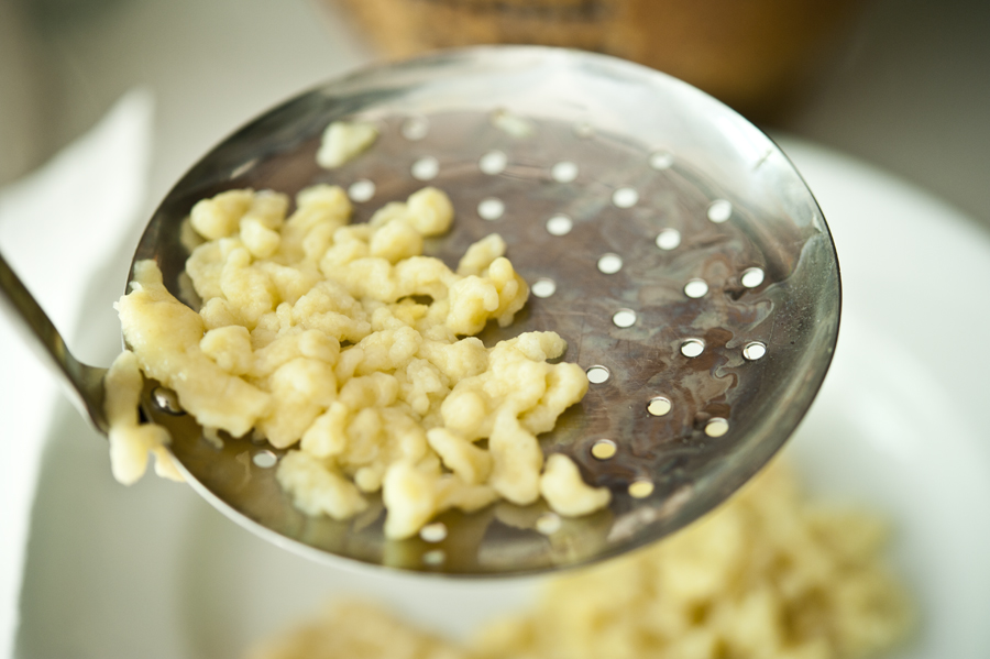 Tasty Kitchen Blog: Homemade Spaetzle. Guest post by Georgia Pellegrini, recipe submitted by TK member Candi of All Day Night.