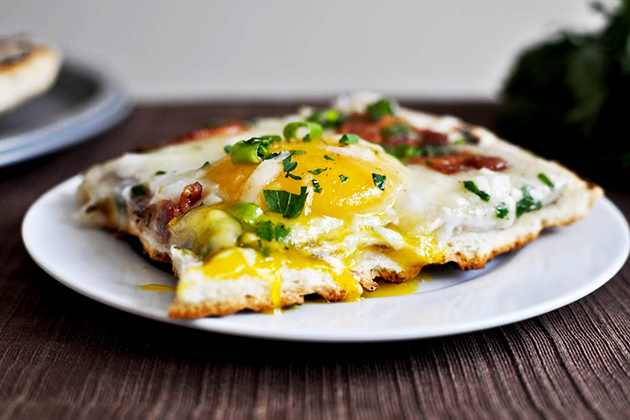 Tasty Kitchen Blog: Grilled Breakfast Pizza. Guest post by Jessica Merchant of How Sweet It Is, recipe submitted by TK member Adrianna Adarme of A Cozy Kitchen.