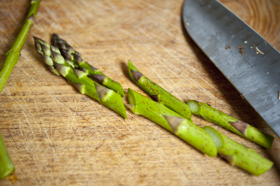 Tasty Kitchen Blog: Asparagus Cheese Tarts. Guest post by Georgia Pellegrini, recipe submitted by TK member Harlie Merten (sissy1) of One Bakin' Blonde.