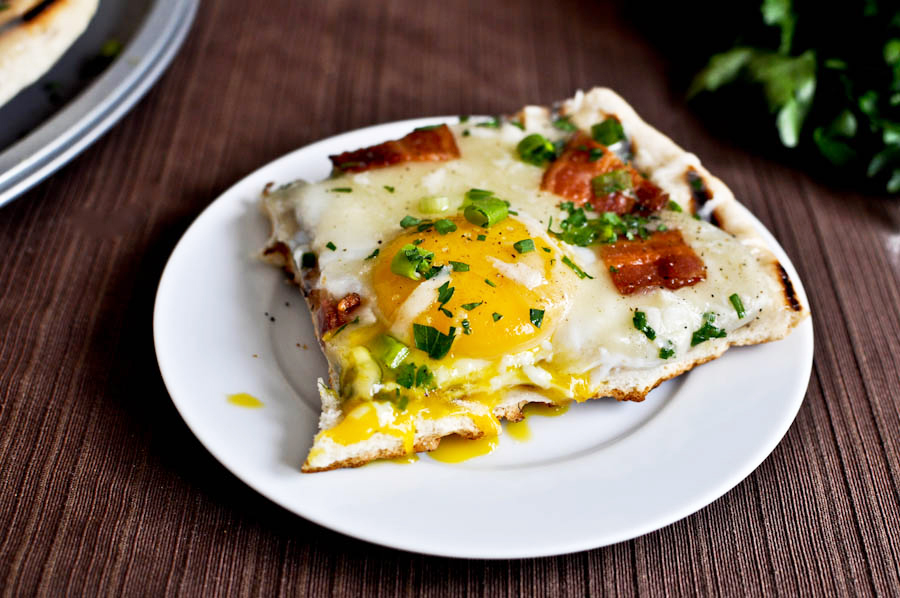 Tasty Kitchen Blog: Grilled Breakfast Pizza. Guest post by Jessica Merchant of How Sweet It Is, recipe submitted by TK member Adrianna Adarme of A Cozy Kitchen.