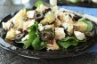 Tasty Kitchen Blog: Chicken Spinach Salad Warm Bacon-Artichoke Dressing. Guest post by Dara Michalski of Cookin' Canuck, recipe submitted by TK member Alessa and Tammi of Carolina Heartstrings.