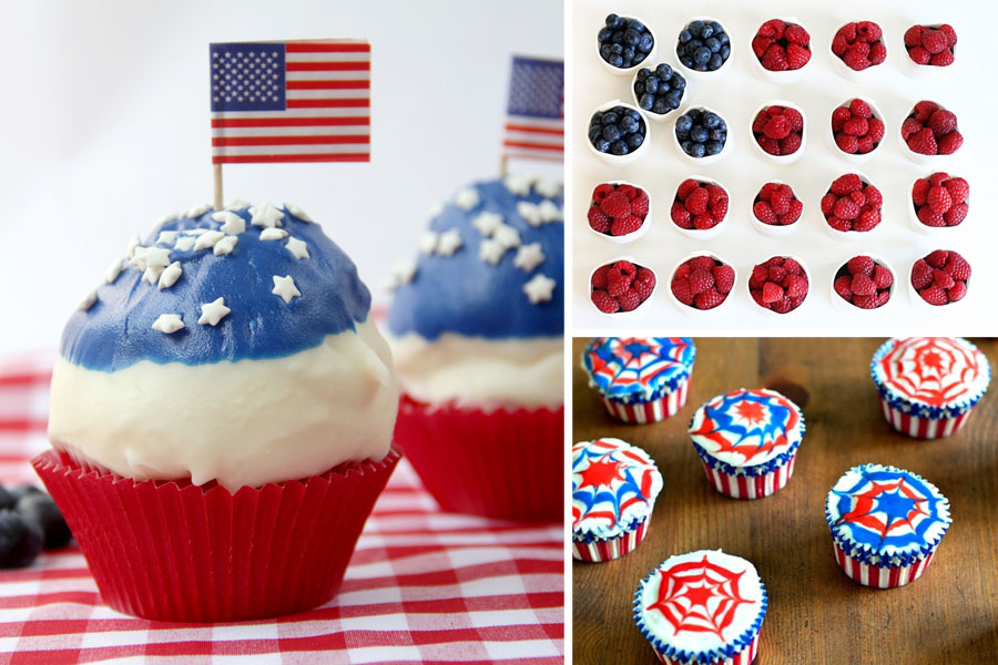 Tasty Kitchen Blog: Red, White and Blue (Cupcakes)