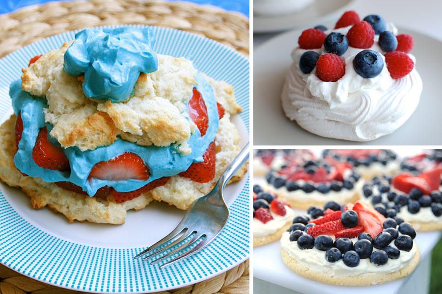 Tasty Kitchen Blog: Red, White and Blue (Individual Desserts)