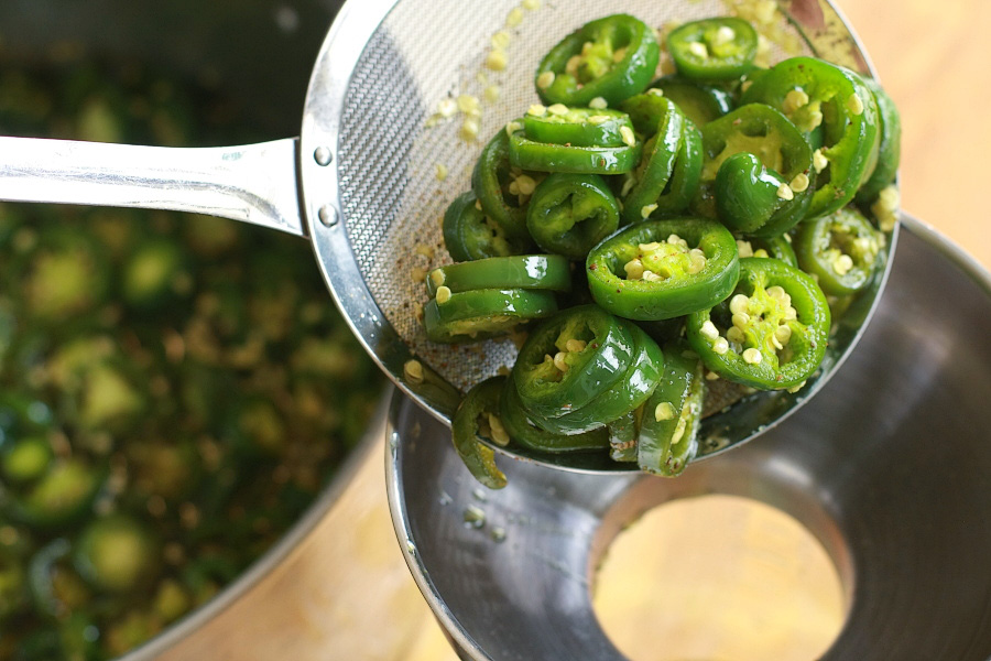 Tasty Kitchen Blog: Candied Jalapenos Cowboy Candy. Guest post by Calli Taylor of Make It Do, recipe submitted by TK member Rebecca of Foodie with Family.