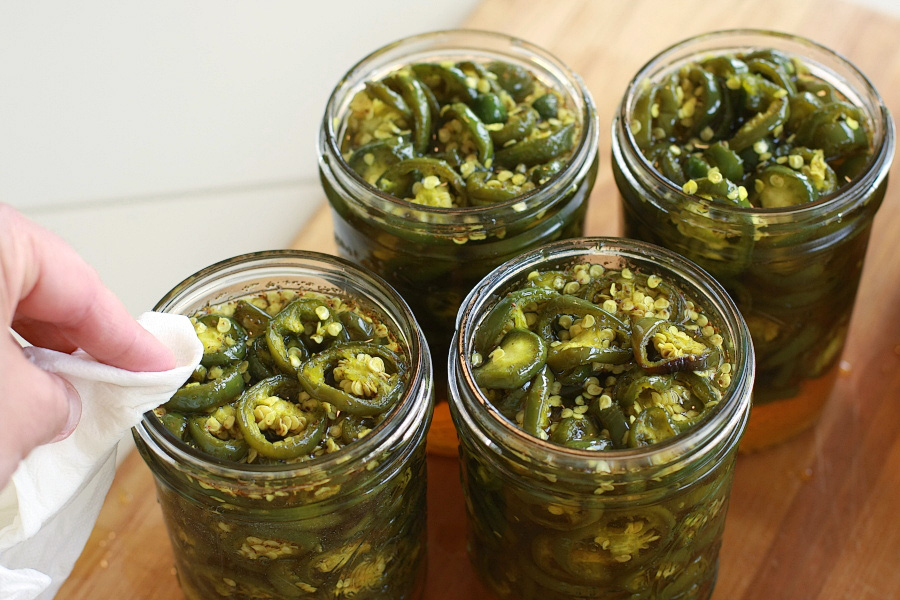 Tasty Kitchen Blog: Candied Jalapenos Cowboy Candy. Guest post by Calli Taylor of Make It Do, recipe submitted by TK member Rebecca of Foodie with Family.