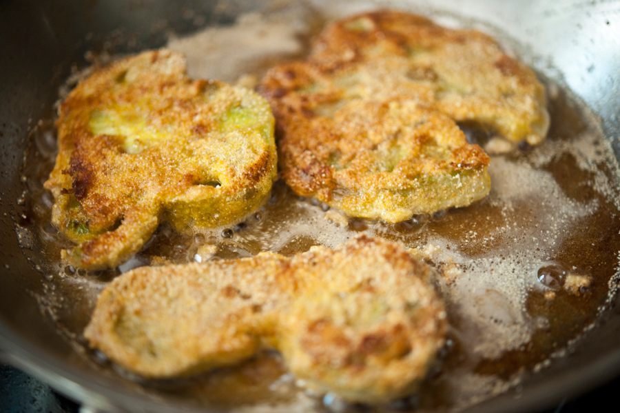 Tasty Kitchen Blog: Fried Green Tomatoes. Guest post by Georgia Pellegrini, recipe submitted by TK member Stephanie of Cookin' Cowgirl.