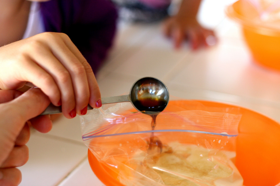 Tasty Kitchen Blog: Ice Cream in a Bag. Guest post by Natalie Perry of Perry's Plate, recipe submitted by TK member Donna of What the Dog Ate.