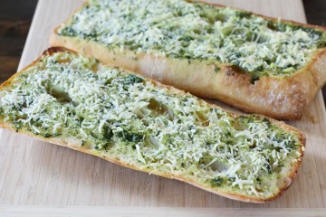 Tasty Kitchen Blog: Basil Butter Garlic Bread. Guest post by Maria Lichty of Two Peas and Their Pod, recipe submitted by TK member Jenna (kitchenlovenest) of Jenna's Everything Blog.