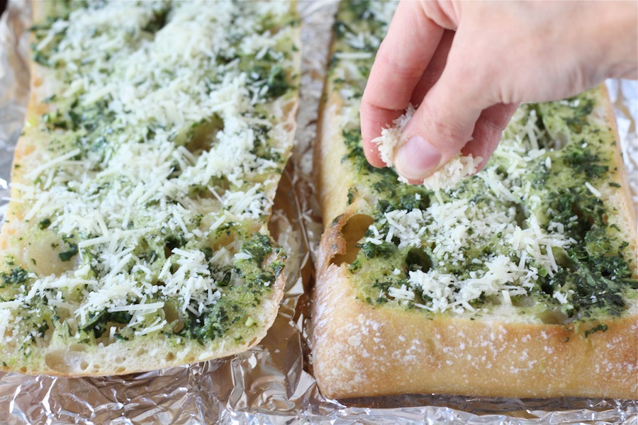 Tasty Kitchen Blog: Basil Butter Garlic Bread. Guest post by Maria Lichty of Two Peas and Their Pod, recipe submitted by TK member Jenna (kitchenlovenest) of Jenna's Everything Blog.