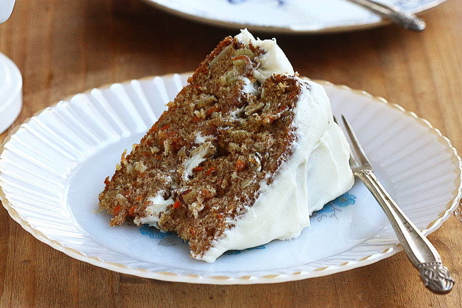 Tasty Kitchen Blog: Best Carrot Cake of All Time. Guest post by Adrianna Adarme of A Cozy Kitchen, recipe submitted by TK members Katy and Christine (kpurwin) of Young and Hungry.