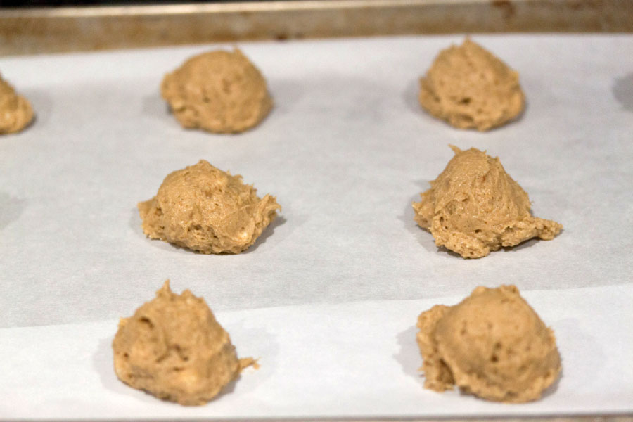 Tasty Kitchen Blog: White Chocolate Pumpkin Spice Cookies. Guest post by Gaby Dalkin of What's Gaby Cooking, recipe submitted by TK member Cassie of Bake Your Day.
