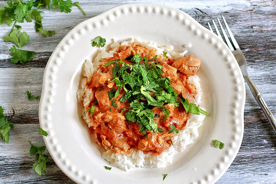 Tasty Kitchen Blog: Slow-Cooker Chicken Tikka Masala. Guest post by Jenna Weber of Eat, Live, Run; recipe submitted by TK member Rebecca of Foodie with Family.