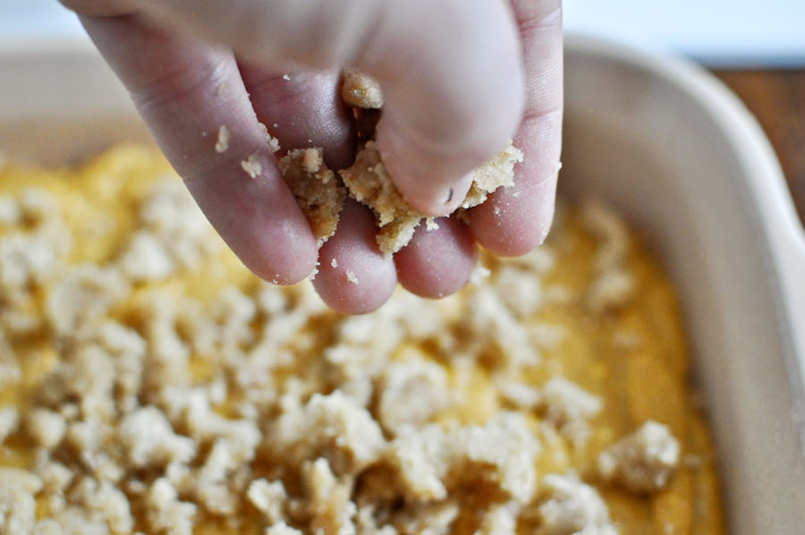 Tasty Kitchen Blog Pumpkin Coffee Cake with Brown Sugar Glaze. Guest post by Jessica Merchant of How Sweet It Is, recipe submitted by TK member Heather of Heather's Dish.