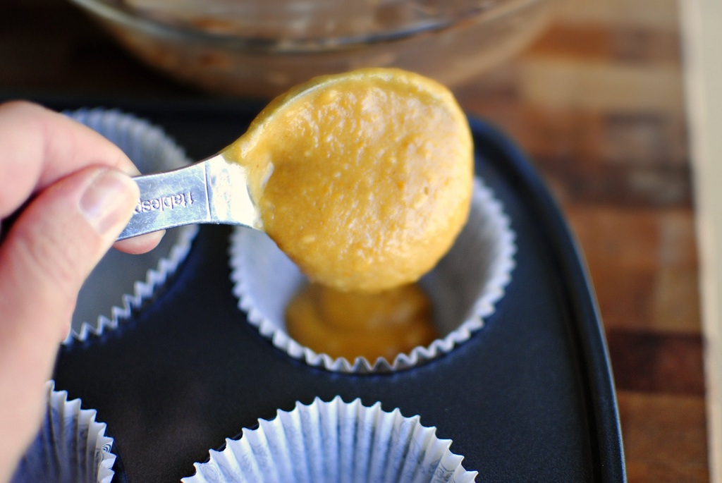 Tasty Kitchen Blog: Nutella Cheesecake Pumpkin Muffins. Guest post by Laurie McNamara of Simply Scratch, recipe submitted by TK member Amy of My Name is Snickerdoodle.