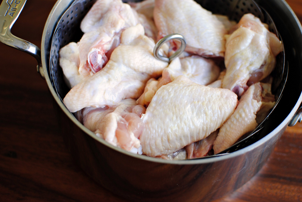 Tasty Kitchen Blog: Spicy Citrus Spicy Wings with Cilantro Dripping Sauce. Guest post by Laurie McNamara of Simply Scratch, recipe submitted by TK member Sarah of Life is Still Sweet.