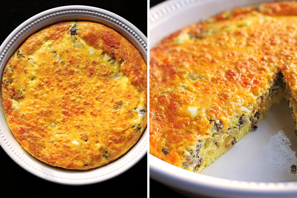 Tasty Kitchen Blog: Cheeseburger Frittata. Guest post and recipe from Amy Johnson of She Wears Many Hats.