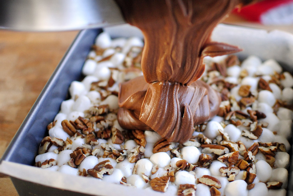 Tasty Kitchen Blog Mississippi Mud Brownies. Guest post by Laurie McNamara of Simply Scratch, recipe submitted by TK member Taylor of Greens and Chocolate.