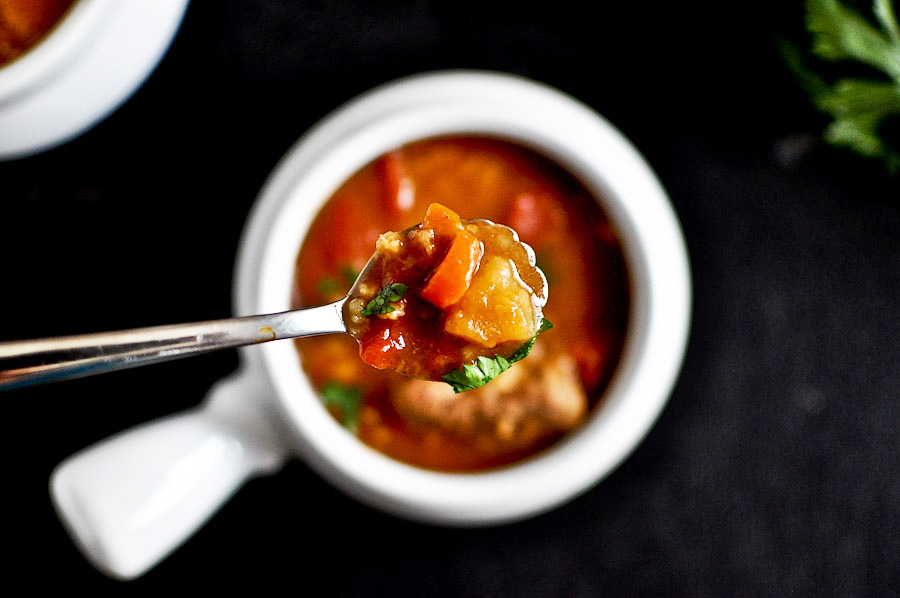 Tasty Kitchen Blog: Beef Barley Soup. Guest post by Jessica Merchant of How Sweet It Is, recipe submitted by TK member Terri of That's Some Good Cookin'.