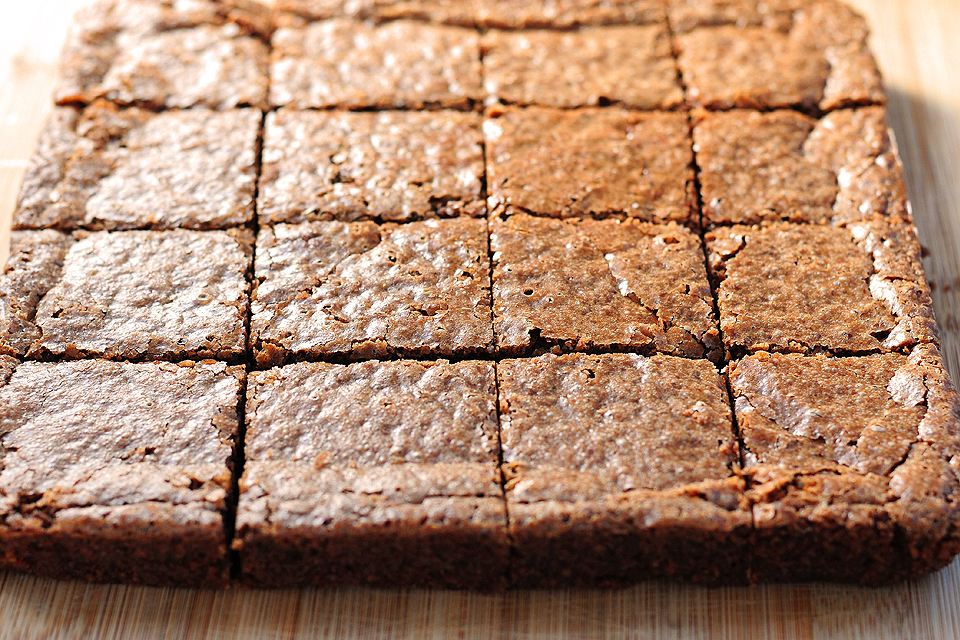 Tasty Kitchen Blog: Flourless Chocolate Brownie. Guest post and recipe from Amy Johnson of She Wears Many Hats, adapted from Nigella Lawson.