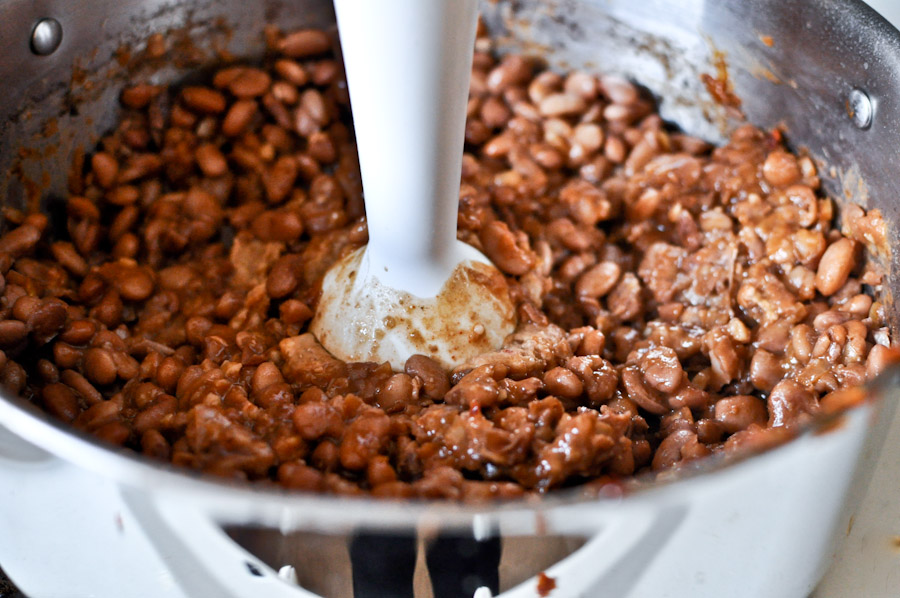 Tasty Kitchen Blog: Homemade Refried Beans. Guest post by Jessica Merchant of How Sweet It Is, recipe submitted by TK member Julie of Table for Two.