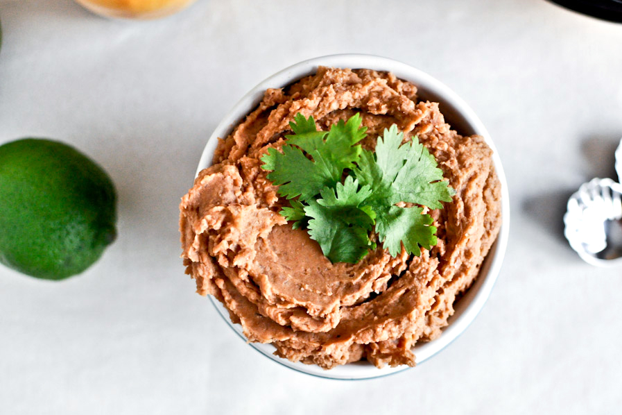 Tasty Kitchen Blog: Homemade Refried Beans. Guest post by Jessica Merchant of How Sweet It Is, recipe submitted by TK member Julie of Table for Two.