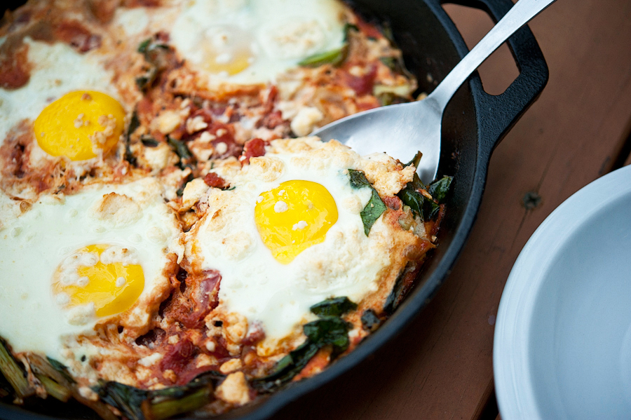 Kale and Feta Egg Bake | Tasty Kitchen Blog